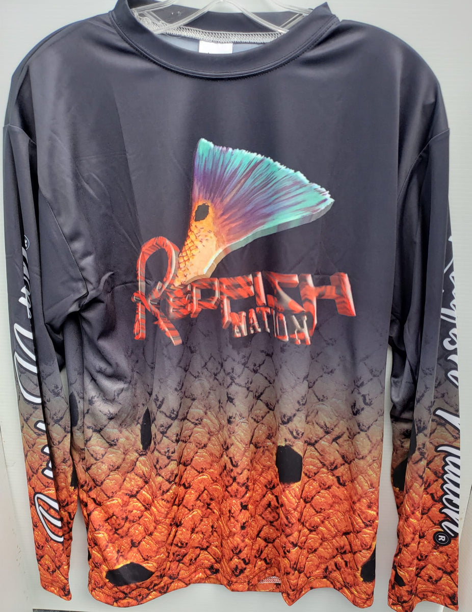 Be One Series Red Fish Fishing Shirt XXX-Large / Red Fish