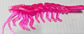 Realistic 4 1/4" Rattling UV Plastic Shrimp - Atomic Pink