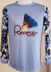 Carolina Blue Redfish  - Redfish Nation Performance Long Sleeve Shirt 23