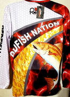 Red Bolt - Redfish Nation Performance Long Sleeve Shirt