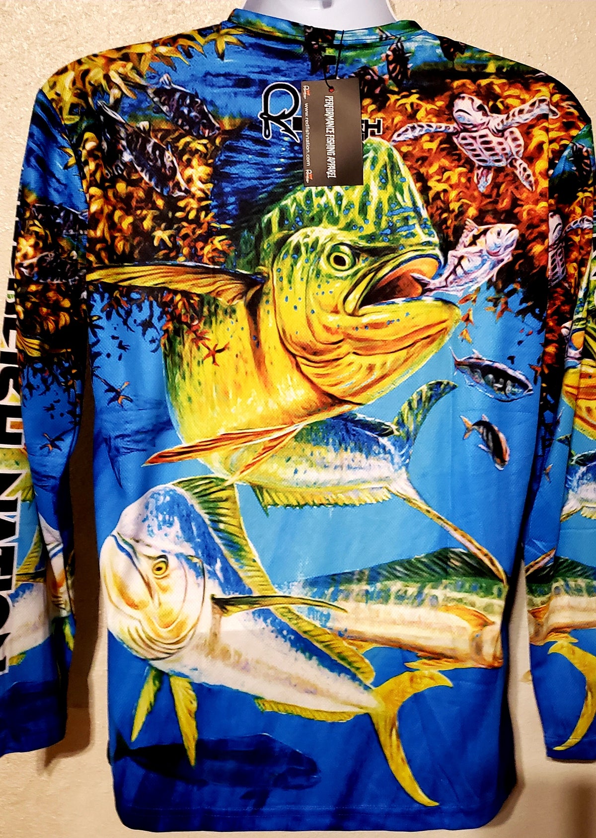 Mahi Mahi  - Redfish Nation Performance Long Sleeve Shirt d23