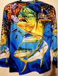 Mahi Mahi  - Redfish Nation Performance Long Sleeve Shirt d23