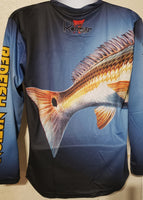 Redfish Head - Back - Redfish Nation Performance Long Sleeve Shirt d23