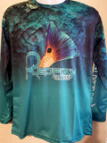 Teal Tail - Redfish Nation Performance Long Sleeve Shirt J23