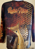 Brown Scales Slam - Redfish Nation Performance Long Sleeve Shirt J23