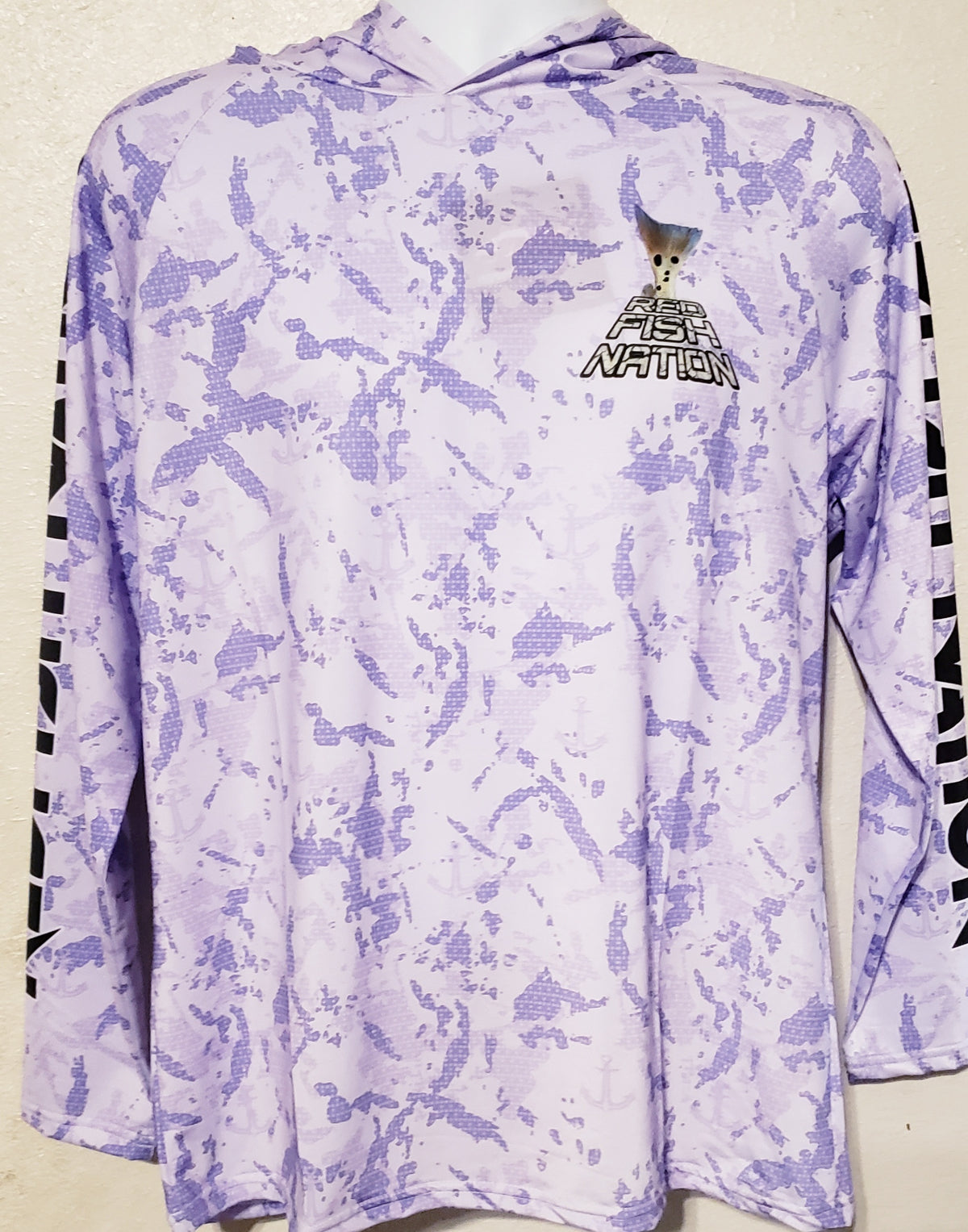 Hooded Purple Passion - Redfish Nation Performance Long Sleeve Shirt CH23