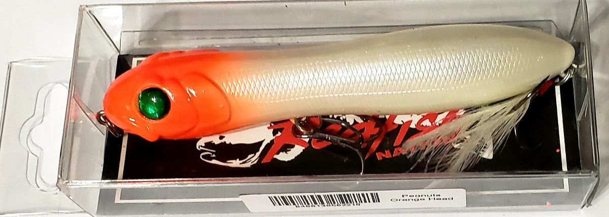 4" Peanut Orange Head top water lure