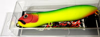 Peanut Black/Green with Yellow Body -  top water lure