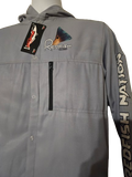 Snap-up Button Up Pro RFN Performance Shirt Grey Hooded