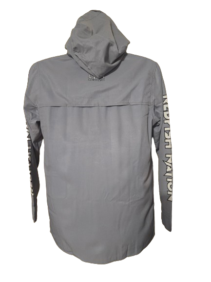Snap-up Button Up Pro RFN Performance Shirt Grey Hooded