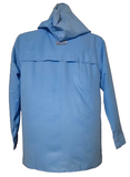 Snap-up Button Up Pro RFN Performance Shirt Blue Hooded