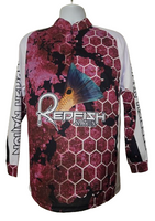 1/4 Zip Shirt Pro Redfish Nation Performance Purple Camo