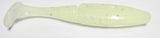 Redfish Nation 4" Split Body Paddle Tail Soft Plastic Lure - Natural Glow