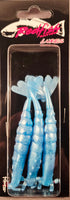 Redfish Nation 4" Soft Body Shrimp Soft Plastic Lure - Sky Blue