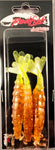 Redfish Nation 4" Soft Body Shrimp Soft Plastic Lure - Bronze-Yellow tail