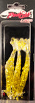 Redfish Nation 4" Soft Body Shrimp Soft Plastic Lure - Yellow Glitter