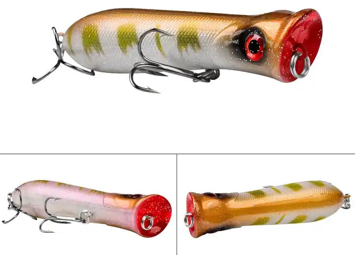 3" Top water Popper Lure -  10 color available
