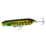 4" Small Popper Snake Head Black and Gold Lure