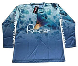 Redfish Nation Performance Long Sleeve Shirt - Blue 1024