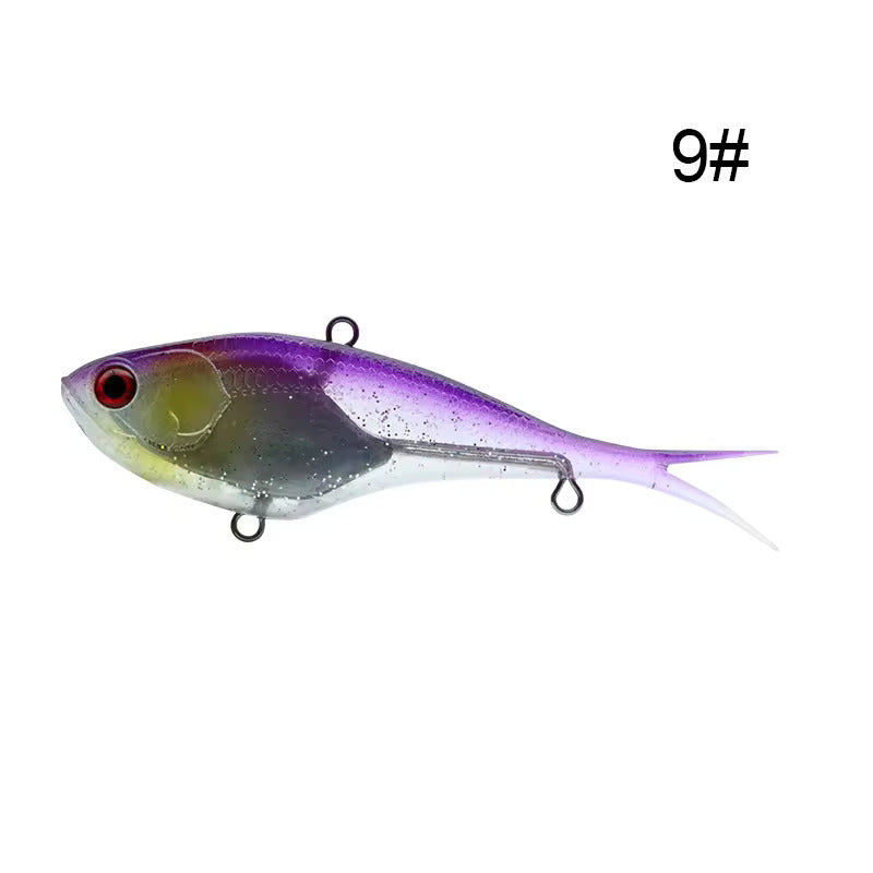 5" Lipless crankbait Split Tail lure 10 available colors