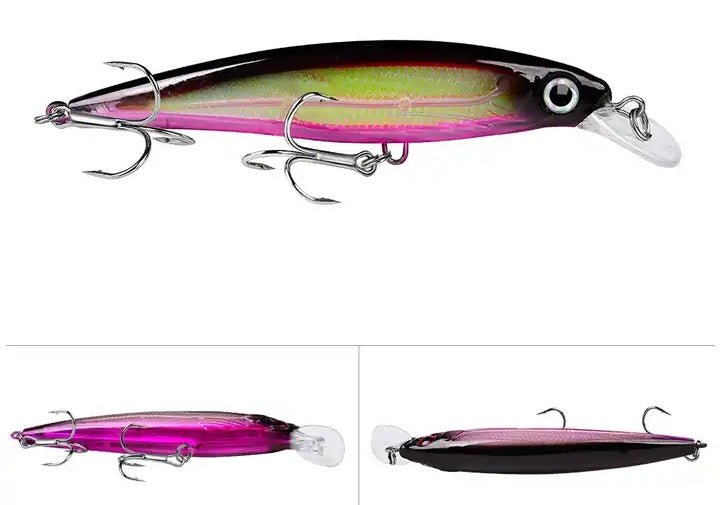 4 1/2" Twitch top water Lure for Fresh/Saltwater Blue/Green