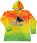Redfish Nation Hooded Performance Orange/Yellow/Green Redfish Shirt