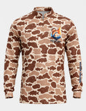 Redfish Nation Performance Brown Dog Hunting Design