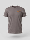 Short Sleeve Logo Redfish Nation T-Shirt Grey Redfish Design