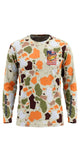 Redfish Nation Performance Splat Camo Orange Fishing Shirt