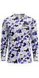 Redfish Nation Performance Standard Camo Purple Fishing Shirt