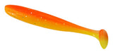 Extreme Action Paddle Tail Lures 4 3/4"  -  Orange / Yellow