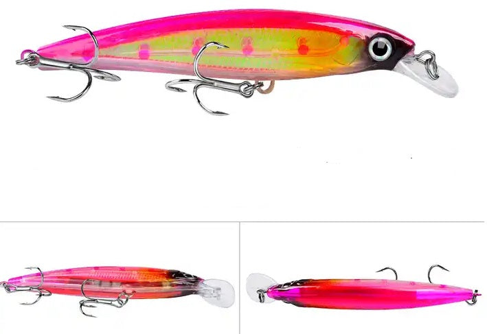 4 1/2" Twitch top water Lure for Fresh/Saltwater Pink
