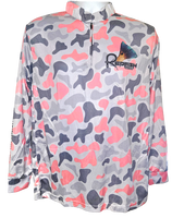 Redfish Nation Performance Redfish Shirt Original Camo Pink
