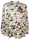 Redfish Nation Performance Redfish Shirt Original Camo Brown