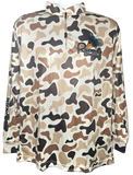 Redfish Nation Performance Redfish Shirt Original Camo Brown