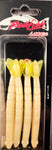 Redfish Nation 4" Shrimp Tail Soft Plastic Lure - Tail Cream - Yellow