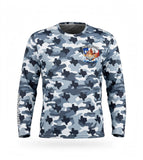 Redfish Nation Performance Texas Camo Bull Red Fishing Shirt