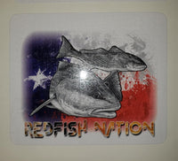 Redfish Nation Printed Texas Sticker