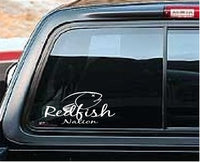 Redfish Nation Logo Decal - Dead Red