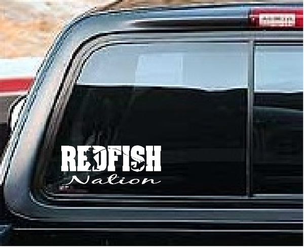 Redfish Nation Redfish Logo Decal - Fisherman RF2017
