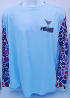 Redfish Nation Performance shirt - Seafoam Blue