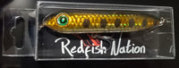 4" Gold Holigraphics RFN Submarine top water lure