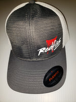 Redfish Nation Logo Cap - Flexfit Grey/White