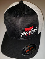 Redfish Nation Logo Cap - Flexfit Black/White