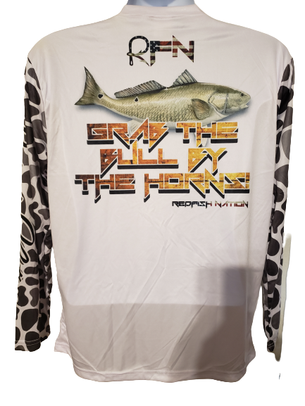 Redfish Nation "Grab a Bull by the Horns" Performance Shirt