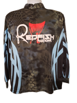 1/4 Zip Black Shirt Pro Redfish Nation Performance New Camo