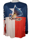 Redfish Nation Performance shirt -  Texas / US Sleeve