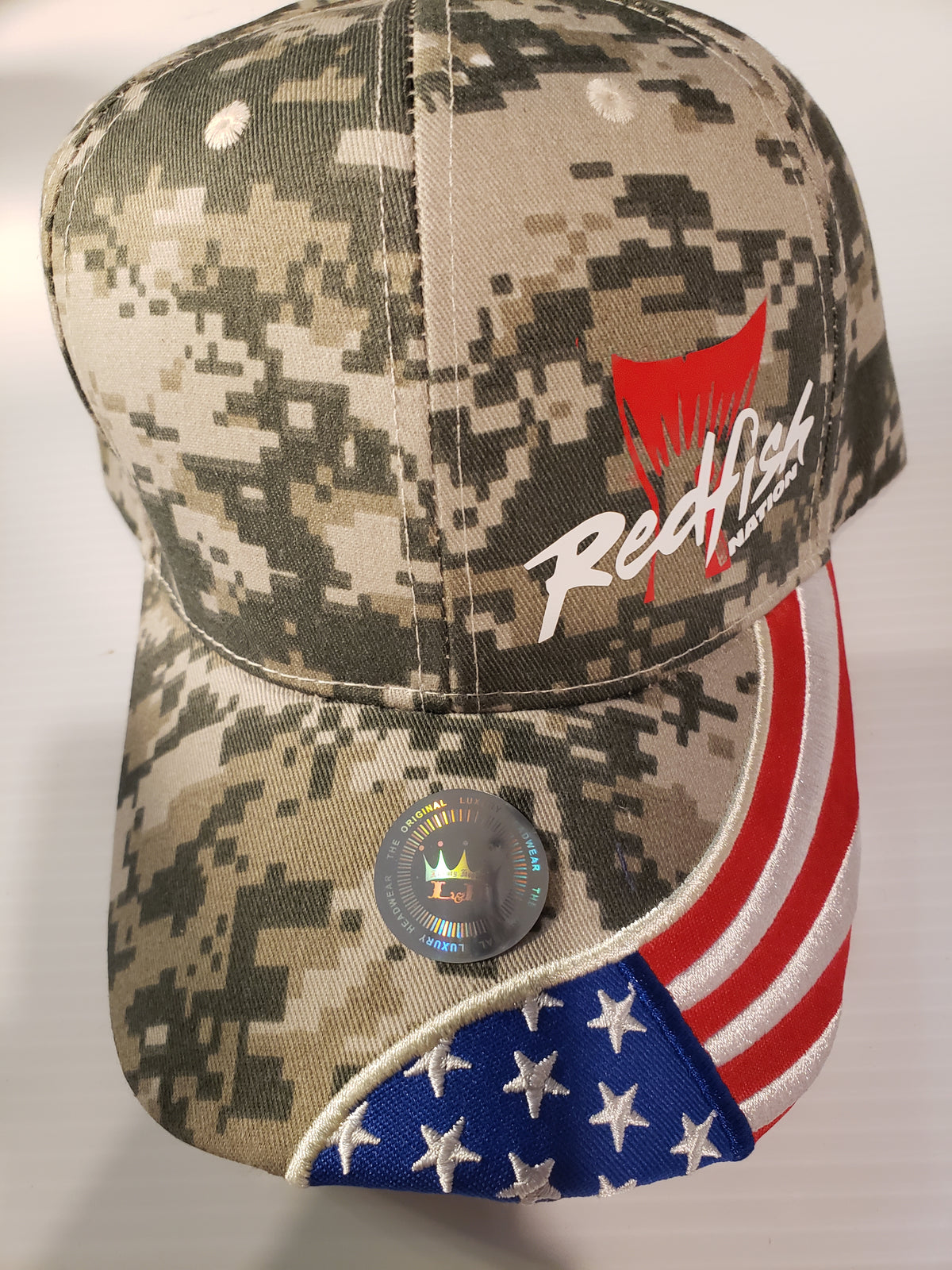 Redfish Nation Digital Camo Sand Brown