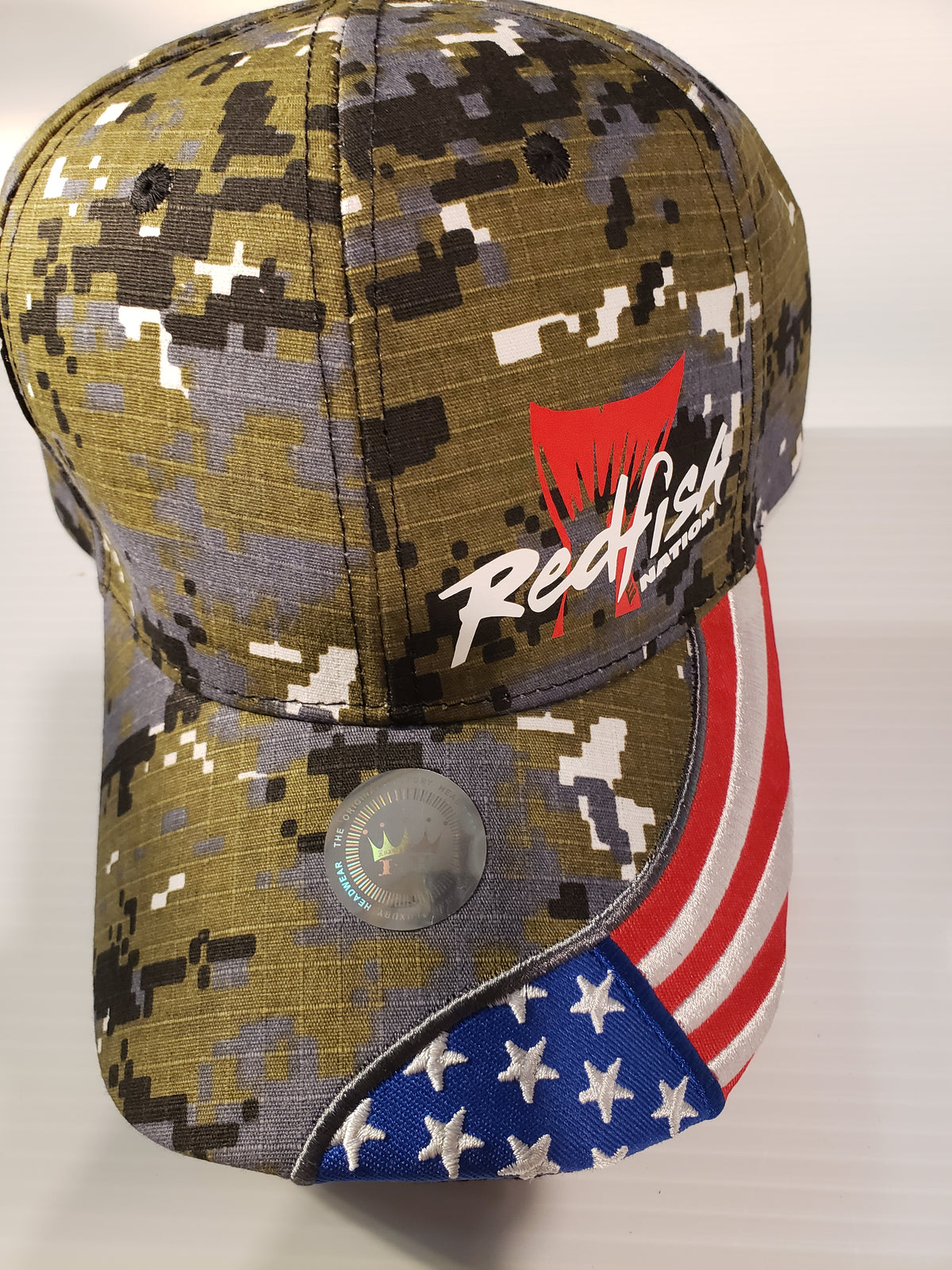 Redfish Nation Digital Camo Green