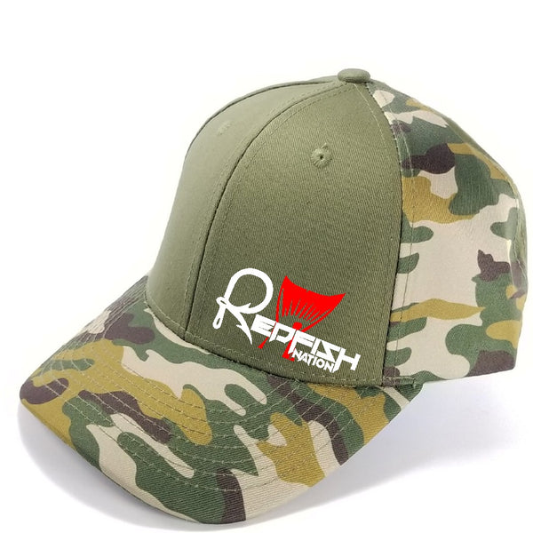 Redfish Nation Classic Camo Military Green - CAMB2021